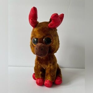 TY Beanie Boos 2017 Maple the Reindeer Collectible Stuffed Animal BNWOT